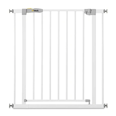 Image de Hauck Barrière de Sécurité pour Enfants Open N Stop KD/Sans Percage/de 75 à 80 cm/Extensible avec Extensions (pas inclus) / Métal/blanc