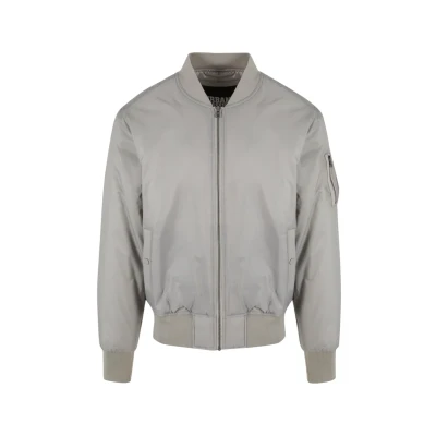 Afbeelding van Urban Classics Basic Bomberjacks, Heren, Maat: Small, Grey