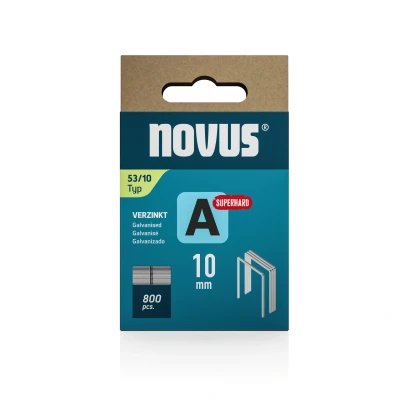 Afbeelding van Novus Niet met fijne draad A 53/10mm Superhard (800 stuks)