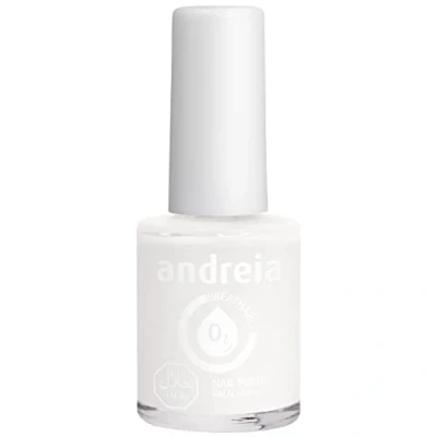 Image de Andreia Vernis Halal à Ongles Végétalien Brillant, Perméable &amp; Respirant Conforme aux Exigences Haute Qualité Couleur B20 Blanc Perle 10.5ml