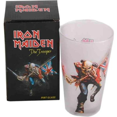 Afbeelding van KKL Iron Maiden Pint Glass The Trooper Glas Multicolours