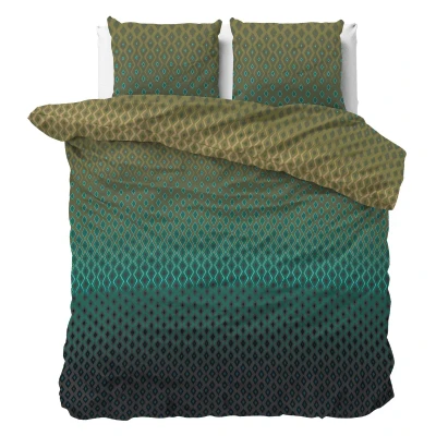 Afbeelding van Dekbedovertrek Alber 1 persoons (140x200/220 cm) Microvezel Geel Sleeptime Ga naar Dekbed Discounter.nl &amp; Profiteer Nu