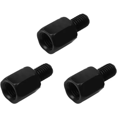 Afbeelding van Evermotor Spiegeladapter voor motorfiets, achteruitkijkspiegel, schroeven van M10 rechtse schroefdraad op M8 linkse schroefdraad/rechtse