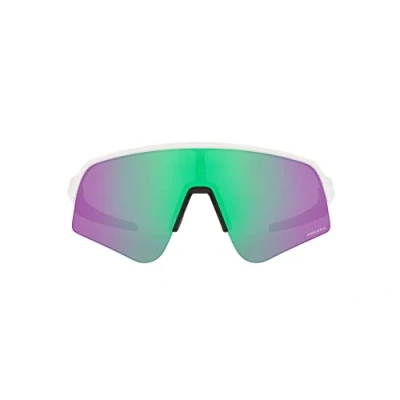 Afbeelding van Oakley Sutro LITE Sweep Unisex Sportbril, Maat: One Size, Matte white/prizm road jade