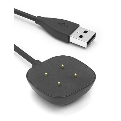 Afbeelding van Sinoacc Oplaadkabel compatibel met Fitbit Versa 4 &amp; Sense 2 Smartwatch 2, Sense, 4, 3, magnetisch laadstation, USB kabel 100 cm