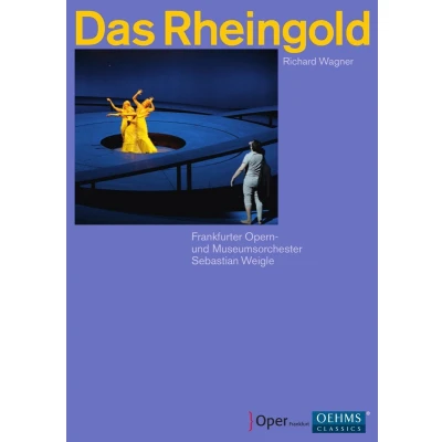 Afbeelding van Chor Der Oper Frankfurt, Frankfurter Opern Und Museumorchester, Sebastian Weigle Wagner: Das Rheingold (2 DVD)