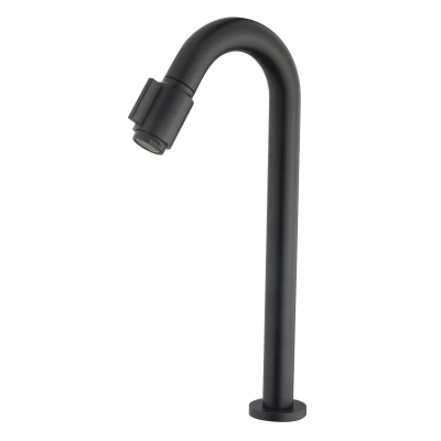 Afbeelding van Wiesbaden Victoria luxe fonteinkraan XL 1/2&#039;&#039; mat zwart