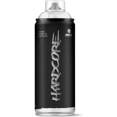 Afbeelding van MTN Hardcore spuitverf Silver Chrome 400ml Hoge druk en glans afwerking