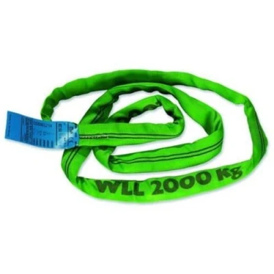 Afbeelding van Braun gmbh 20011RS trekkabel polyester mantel groen vermogen 2000 kg / 1 m