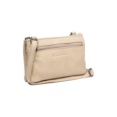 Afbeelding van Leren Schoudertas Beige Osaka