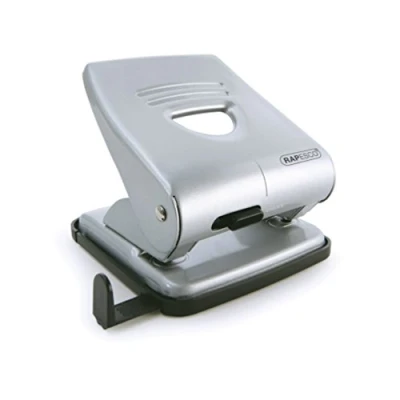 Afbeelding van Rapesco 1023 827 perforator met 2 gaten, voor 30 vellen, zilverkleurig