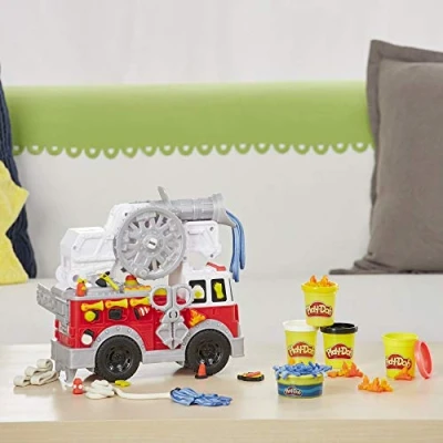 Image de Pâte à modeler Play Doh Wheels Le Camion de Pompier