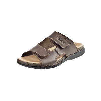 Afbeelding van Rieker Heren bruin pantoffels &amp; slippers maat 41