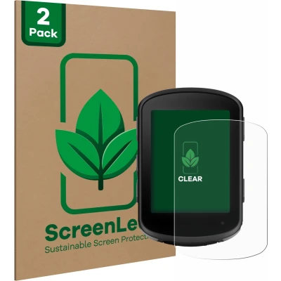 Afbeelding van ScreenLeaf Screenprotector voor Garmin Edge 540 Solar Duurzame schermbescherming Folie Beschermfolie transparant (2 Stuks)