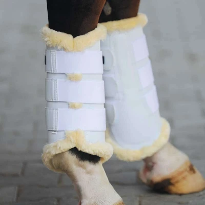 Afbeelding van Kavalkade Dressage Boots Show Kunstleder Wit L Agradi.be
