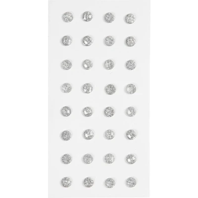 Afbeelding van Happy Moments Strasstenen Zilver 8 Mm 32 Stuks