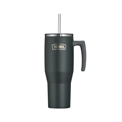 Afbeelding van Thermos Geïsoleerde Thumbler Drinkfles met Rietje Refreshing Serie 1,1l Zwart