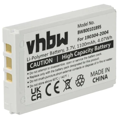 Afbeelding van vhbw Li Ion batterij 950 mAh voor Logitech toetsenbord DiNovo Edge, Mini, Y RAY81, vervangt de modellen 190304 2004, F12440071 en M50A