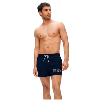 Afbeelding van BOSS Mooneye Zwemshorts, Heren, Maat: XL, Dark blue thirteen