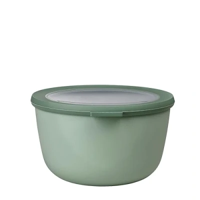 Image de Mepal Bol Multifonction Cirqula Rond Boîte Conservation Alimentaire avec Couvercle Convient comme de Hermétique pour le Réfrigérateur, Micro ondes &amp; Congélateur 2000 ml Nordic sage