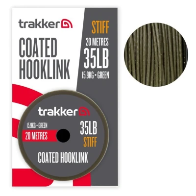 Afbeelding van Trakker Stiff Coated Hooklink 35lb (20m) Karper onderlijn materiaal