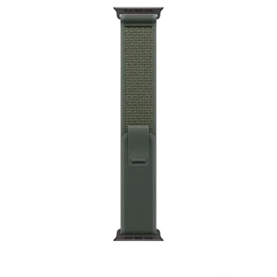 Afbeelding van Apple Watch 49mm Trail Loop M/L Black Titanium Finish Green