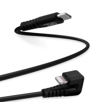 Image de Cable Lightning vers USB C connecteur coude 180 gaming TNB