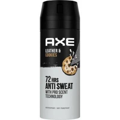 Afbeelding van Axe Deospray Collision Leather + Cookies 72 uur 150 ml.