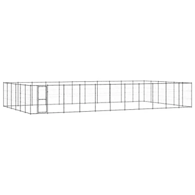 Afbeelding van vidaXL Hondenkennel 79,86 m² staal