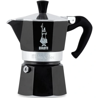 Afbeelding van Bialetti Moka Express Percolator 6 kops Zwart