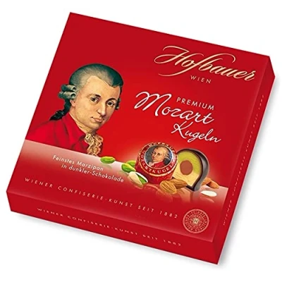 Afbeelding van Hofbauer Zoete chocolade mozart ballen 100 g