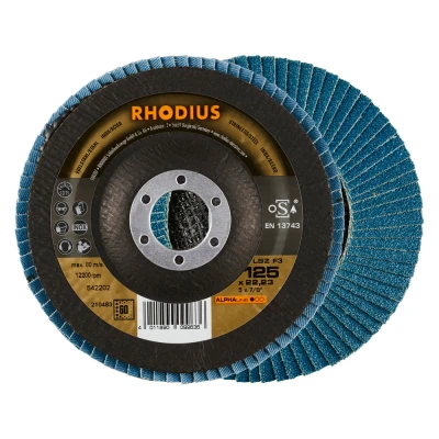 Afbeelding van Rhodius 210483 LSZ F3 Lamellenschijf Diameter 125 mm Boordiameter 22.23 RVS 1 stuk(s)