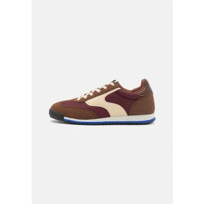 Afbeelding van mtng Olimpyc Sneakers laag, Dames, Maat: 39, Burdeos Imitatieleer/ textiel