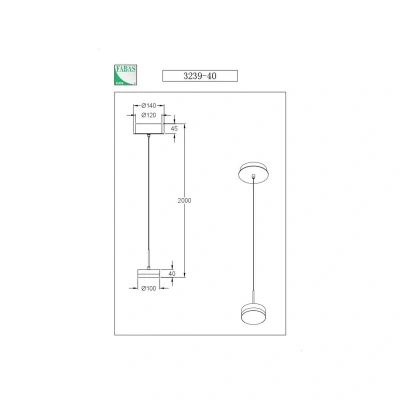 Afbeelding van Hanglamp Dunk, messing, 1 lamp, 3.000 K, metaal