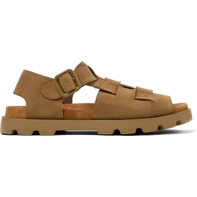 Afbeelding van Camper Brutus Outdoorsandalen, Heren, Maat: 44, Mittelbraun Leer
