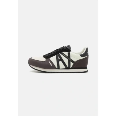 Afbeelding van Armani Exchange Sneakers laag, Heren, Maat: 43, Pavement/black/off white Imitatieleer/ textiel