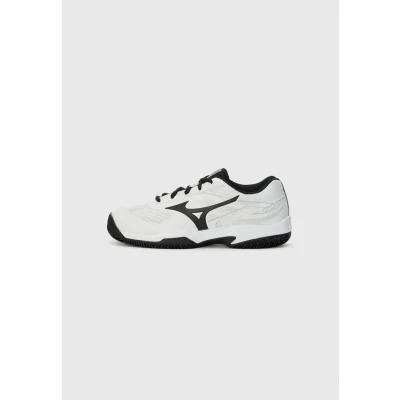 Afbeelding van Mizuno Break SHOT 5 CC Tennisschoenen voor kleibanen, Heren, Maat: 45, White/black Imitatieleer/ textiel