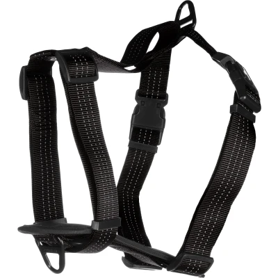 Afbeelding van Flamingo Zorba H harnas Honden Zwart Xl 85 115cm 32mm 1st 134045