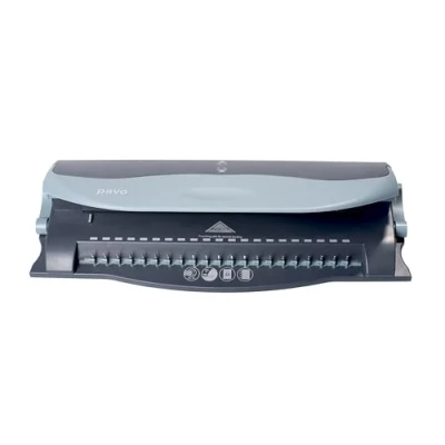 Afbeelding van Pavo Perforator voor ringen, kunststof, 3 functies, zwart
