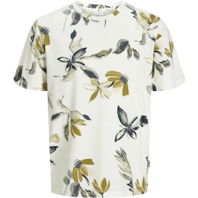 Afbeelding van Jack &amp; Jones Premium Jorvarenna TEE CREW NECK Tshirt print, Heren, Maat: Medium, Cloud dancer