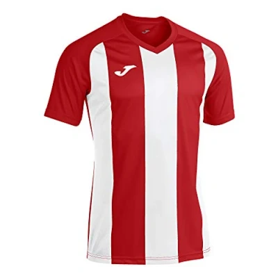 Afbeelding van Joma Pisa II Shirt Korte Mouw Rood / Wit Maat: S