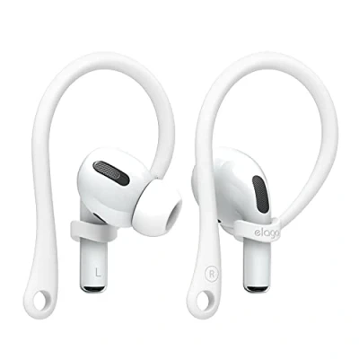 Afbeelding van elago AirPods Oorhaken Ontworpen Compatibel met Apple Pro 2&amp;1, 3 &amp; 2 1 [Amerikaans patent geregistreerd] (Wit)