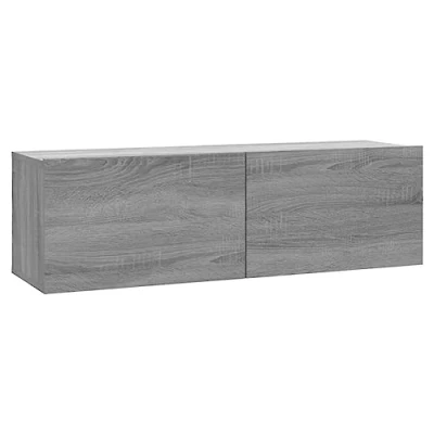 Afbeelding van vidaXL Sonoma TV wandkast, 100 x 30 cm, grijs, multiplex