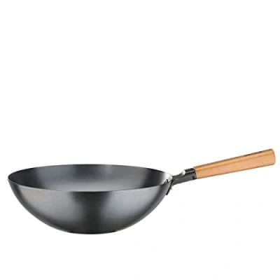 Afbeelding van Spring Canton Aziatische Wok 30cm Koolstofstaal