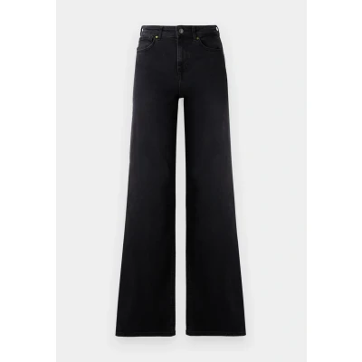 Afbeelding van ONLY Onlmadison Blush Hw Wide Dnm Cro099 Noos Damesjeans, Delavé zwart