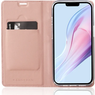Afbeelding van Cadorabo Hoesje geschikt voor Apple iPhone 13 PRO in CLASSY ROSE GOUD Beschermhoes met magnetische sluiting, standfunctie en kaartvakje Book Case Cover Etui
