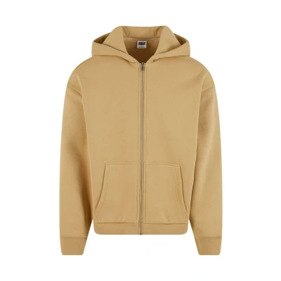Afbeelding van Urban Classics Sweater met rits, Heren, Maat: XL, Unionbeige