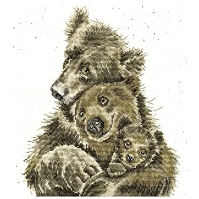 Afbeelding van Borduurpakket Bear Hugs Bothy Threads
