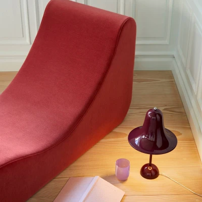 Afbeelding van VERPAN Pantop tafellamp bordeaux