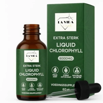 Afbeelding van Chlorofyl Druppels Extra sterk 8000MG Met E BOOK Chlorophyll Liquid Vloeibaar Supplement Gua Sha Chlorofyll drops chlorella Chlorofil Water Superfood afvallen